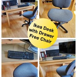 Ikea Desk With FREE CHAIR/ BRAND NEW