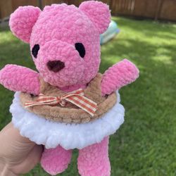 crochet baby girl bear 