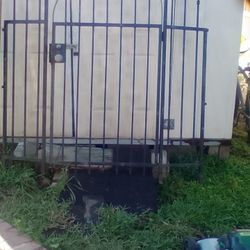 Vintage 1972 Wrought Iron Archway Gate