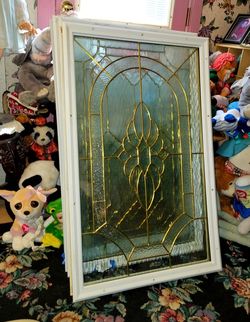  BEVELED GLASS DOOR INSERTS 