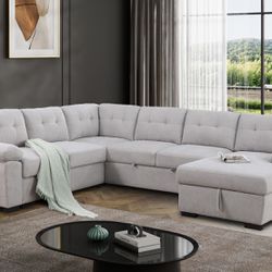 New Extra Comfortable Couch, Sectional Sofa, Sectional, Sectional Couch, Sectional With Storage, Soft Upholstered Fabric Sofa, Sectional 