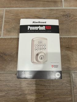 NEW Kwikset Powerbolt 250 Keypad Electronic Lock REG PRICE $76