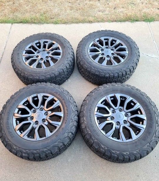 Ready to Go! 17" Ranger Wheels & Tires (75% Tread + TPMS Incl.)