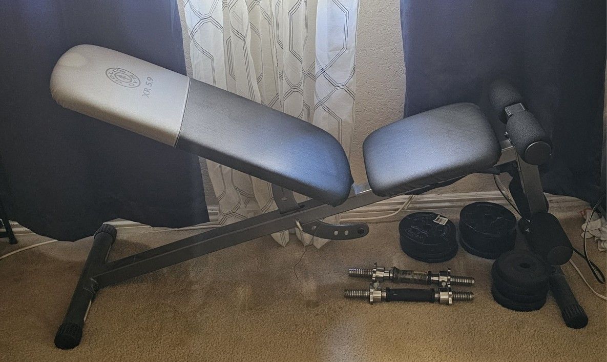 Workout Bench With Weights