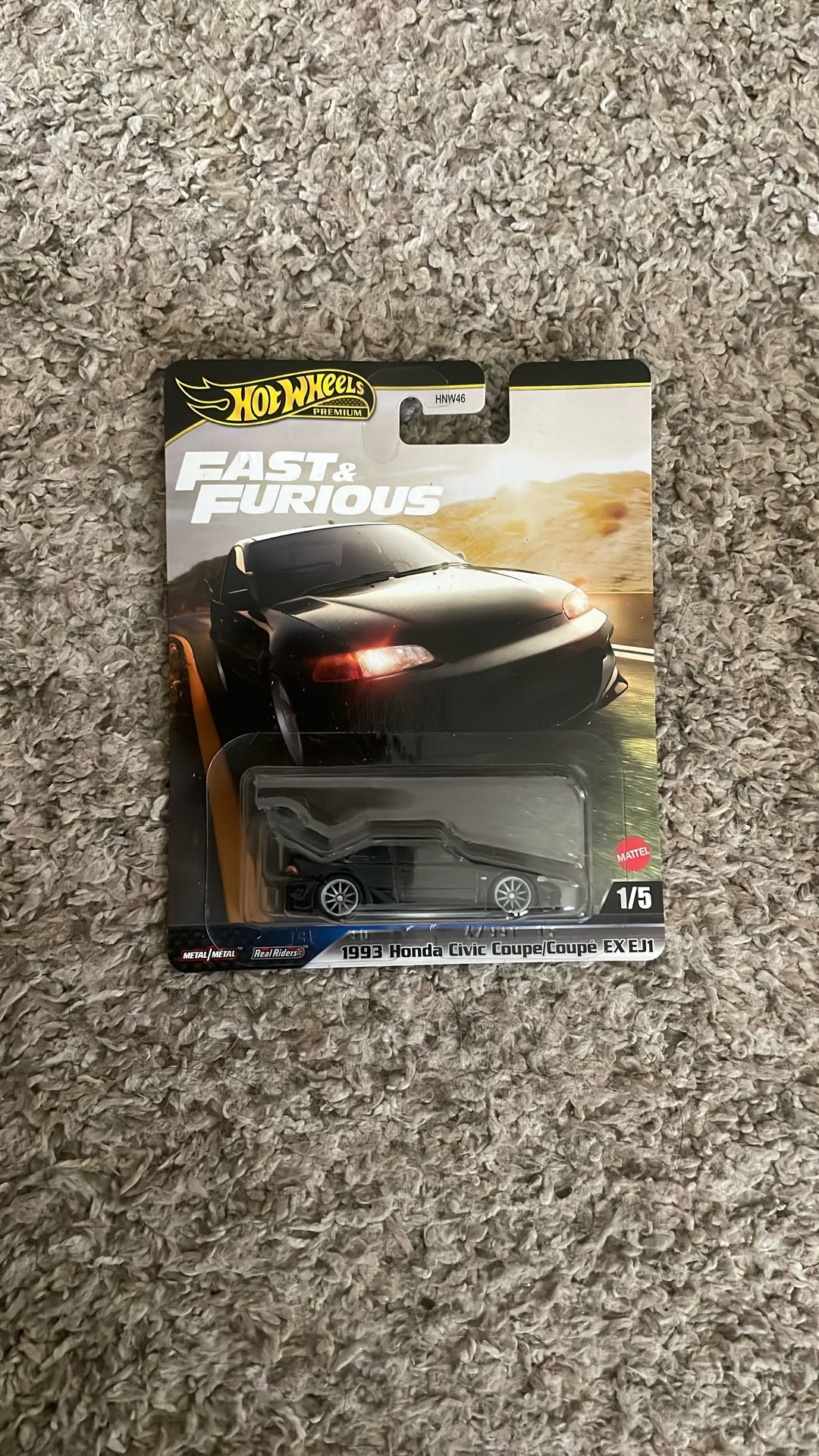 Hot Wheels Fast N Furious 1993 Civic Coupe Ex Ej1