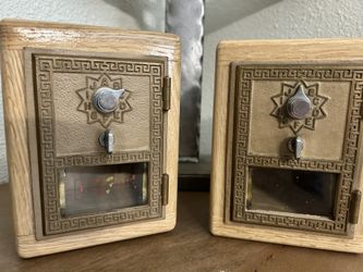 Vintage Post Office Door, Coin bank unique gift, 1962