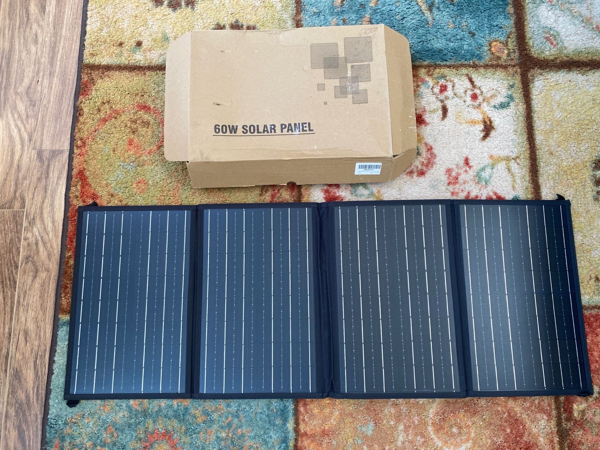 Enginstar 60W Foldable Solar Panel Charger NEW