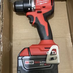 M18 Milwaukee Drill 1/2 Inch And Battery 4ah