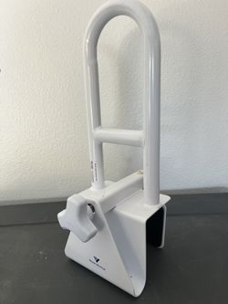 Vaunn Medical Bed Rail / Bathtub Safety Handle – Adjustable Assist Support Bar
