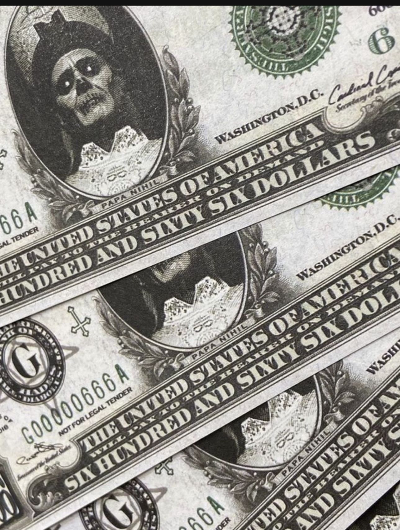 Ghost Papa Nihil Dollar Bill - 2019 Tour