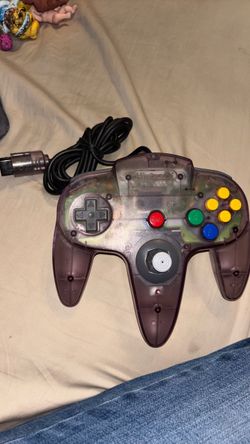 Nintendo 64 Controller Transparent Purple