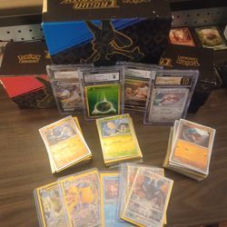 Massive Pokemon Collection. Graded Cards, Promos, VMAX, V, 115 Holo/Reverse Holo