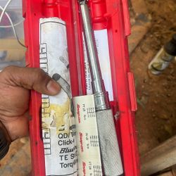 1/4” Snap On Torque Wrench