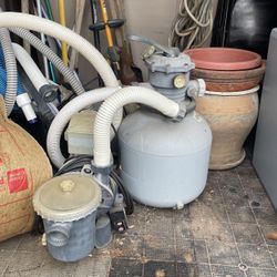 Over Ground Pool Pump And Filter 