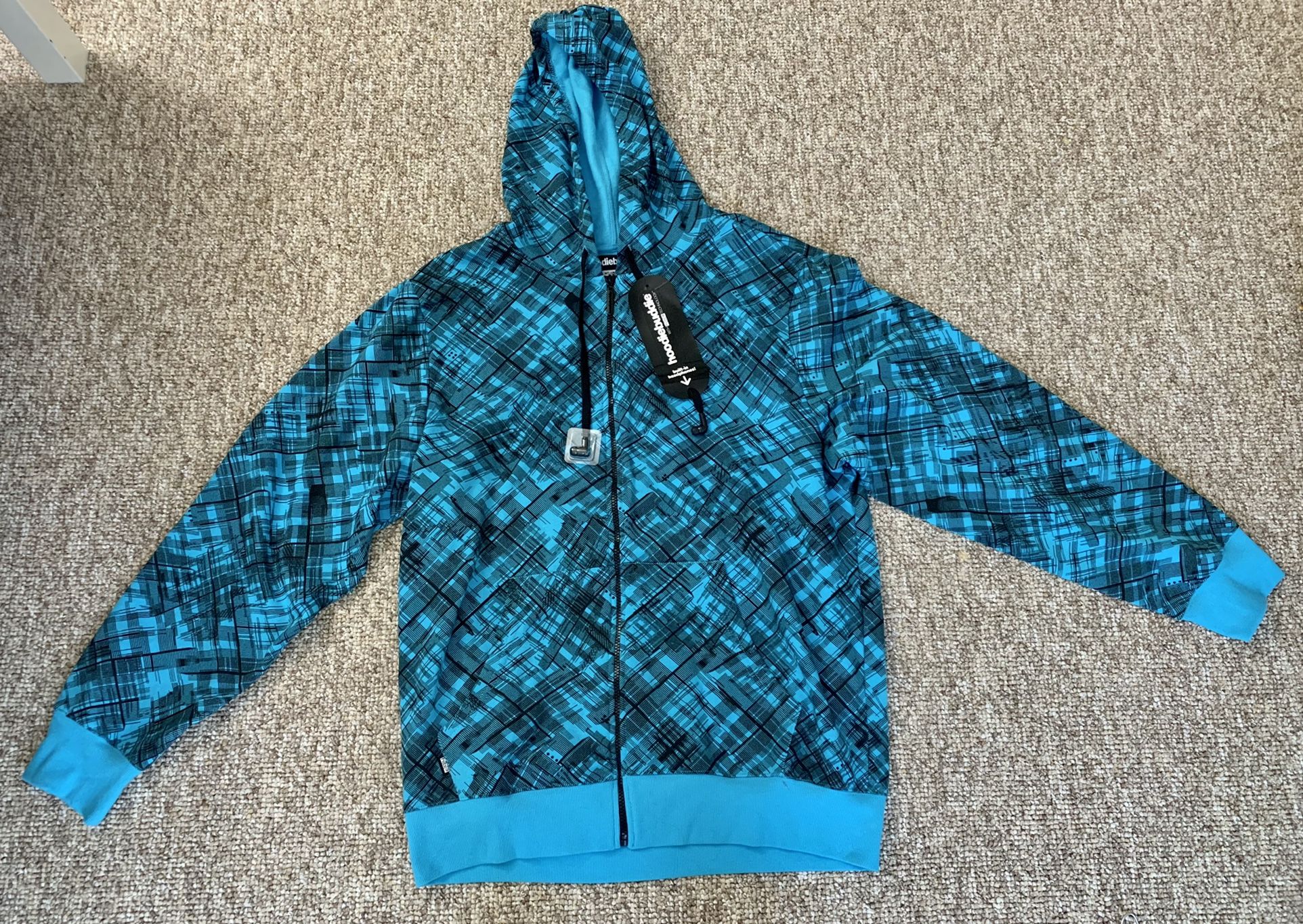 Hoodiebuddie XXL Mens Sweatshirt with headphones