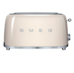Smeg 50's Retro Style Cream 4-Slice Toaster