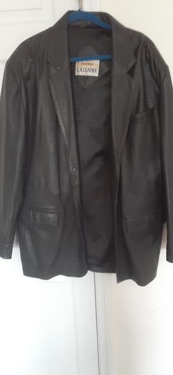 LA Leather men's lamb leather sports jacket