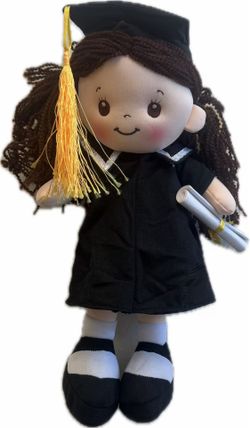 Graduation Dolls - 12’’  Soft Plush Keepsake with Cap and Gown