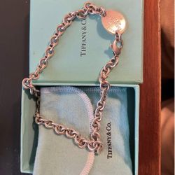 Tiffany Oval Tag Necklace 
