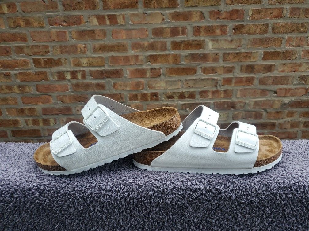 Birkenstock Arizona Soft Footbed Sandals 41 Women 10 Men 8 Worn Twice
