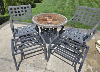 Patio Bistro Table Set
