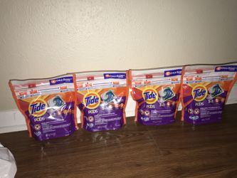 Tide pods 16 pods each pack