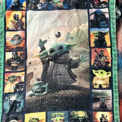 Star Wars Grogu Mandalorian Blanket New