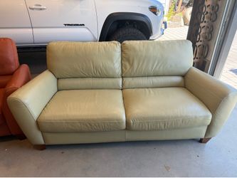 Leather couch
