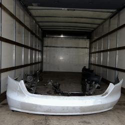 2013-2016 Audi A4 OEM White Rear Bumper Assembly 