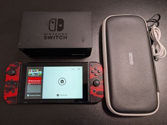 Nintendo Switch Console with Dock and Carry Case