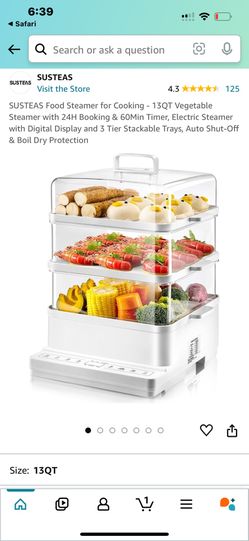 Susteas Food Steamer