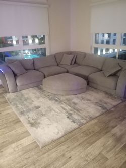 Couch set with rug