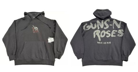 Guns N Roses Was Here Pullover Hoodie Sweatshirt Mens Small - Large New With Tags