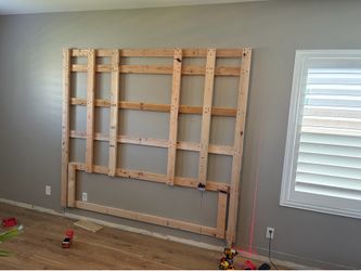 Floating wall work