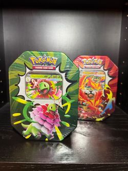 Pokémon TCG Mega Meganium ex Tin Bundle