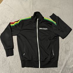 Palm Angels Track Jacket Black Multi Color 