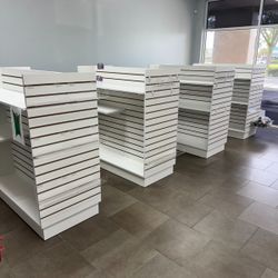 8 Retail Store Slatwall Merchandisers