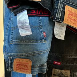 Boys Jeans Size 16 - 3 Levi Straus, 1 Wrangler 