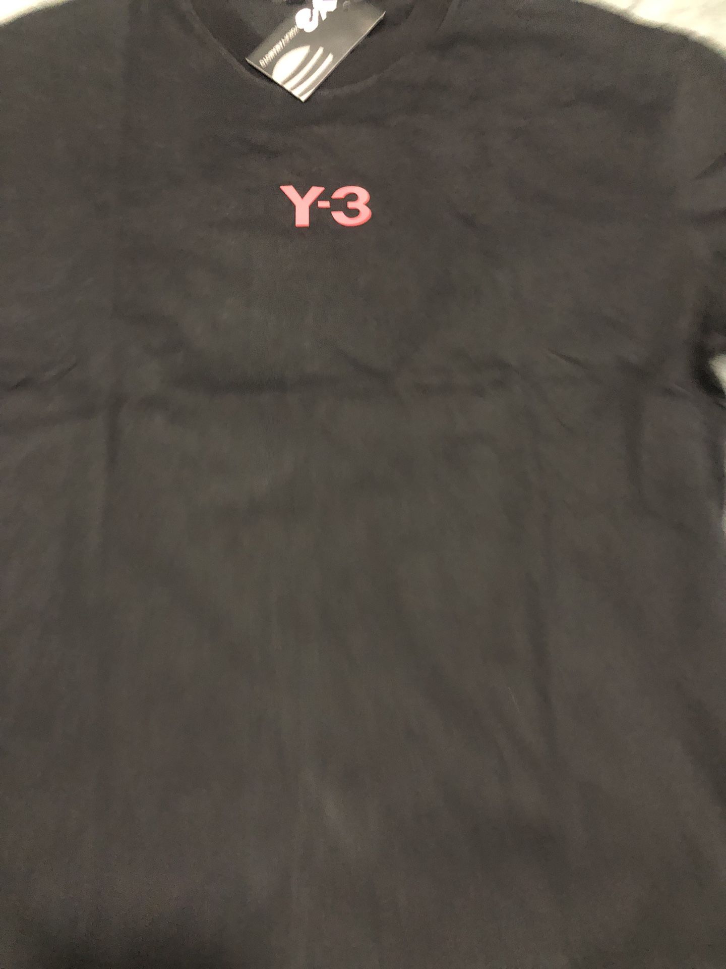 Black Y3 Tee. S,m,l,xl