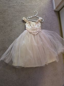 Beige Gold Dress