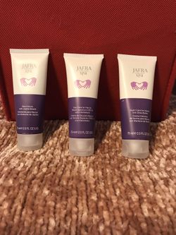 JAFRA SPA ( Hand scrub, Hand cream, Hand night care with Shea butter )