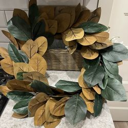 Beautiful Hearth And Hand Magnolia Wreath $20