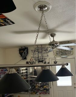 3-Light Pool Table Billiard Pendant Light