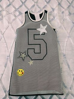 Girl's Designer Mesh Jersey Dress, Size 8, So Twee by Miss Grant