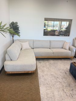 Jharli-2 pc fabric sectional sofa