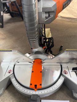 RIDGID 10” LED  COMPOUND miter Saw