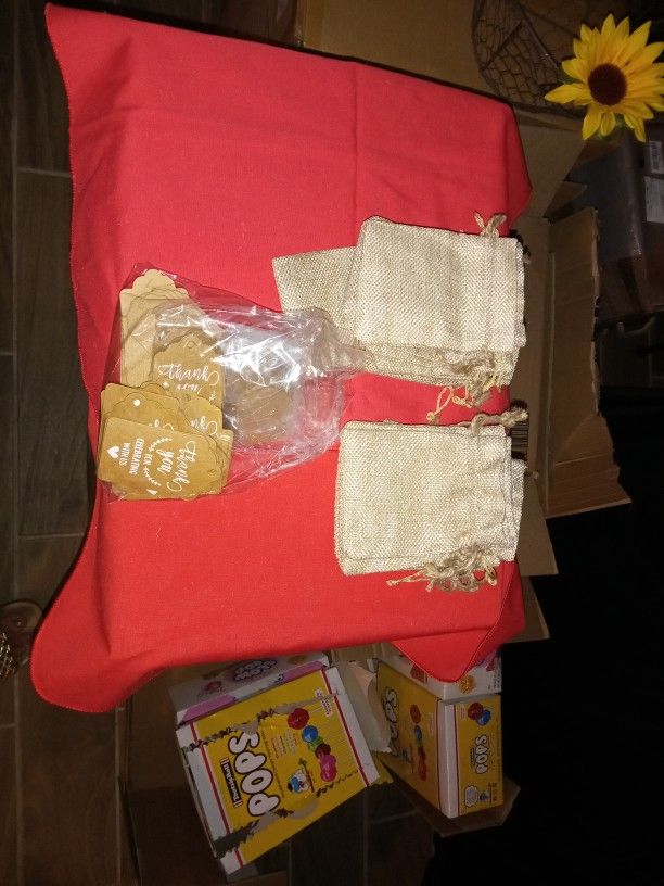 Burlap Runners And Sacks Mini
