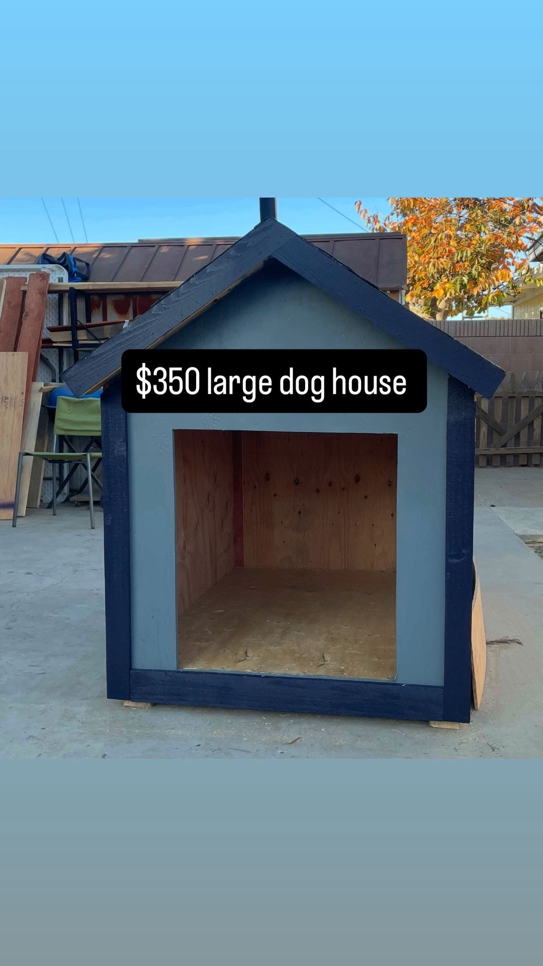 Dog House Hand Made Casa Para Perros Grande Large Dog Size Grande