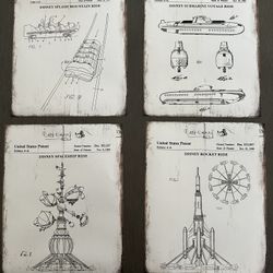 Disneyland Patten Ride Drawings 