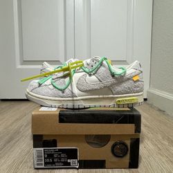 Nike Dunk Low Off White Lot 14 Men’s Size 9 US !! READ DESCRIPTION❤️